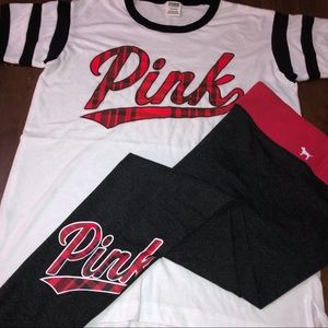Campus Tee & Yoga Legging Set